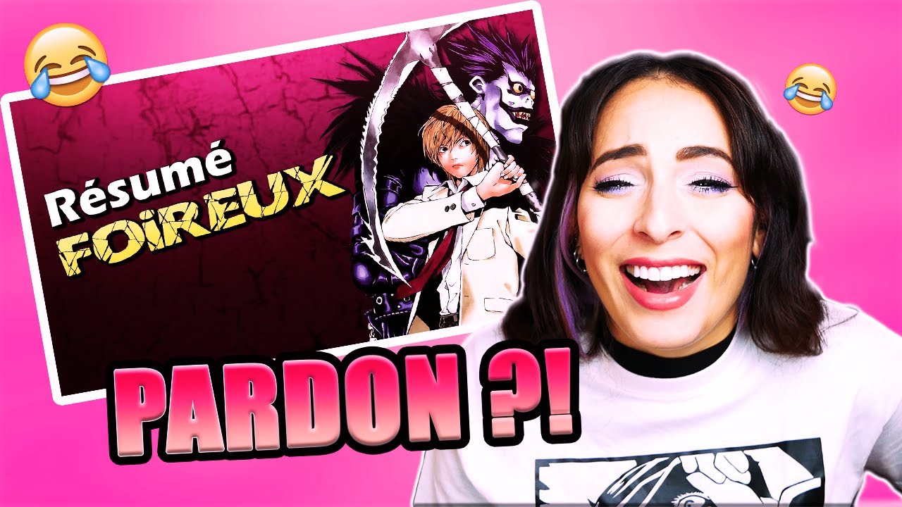 Je réagis au RÉSUMÉ FOIREUX de DEATH NOTE !