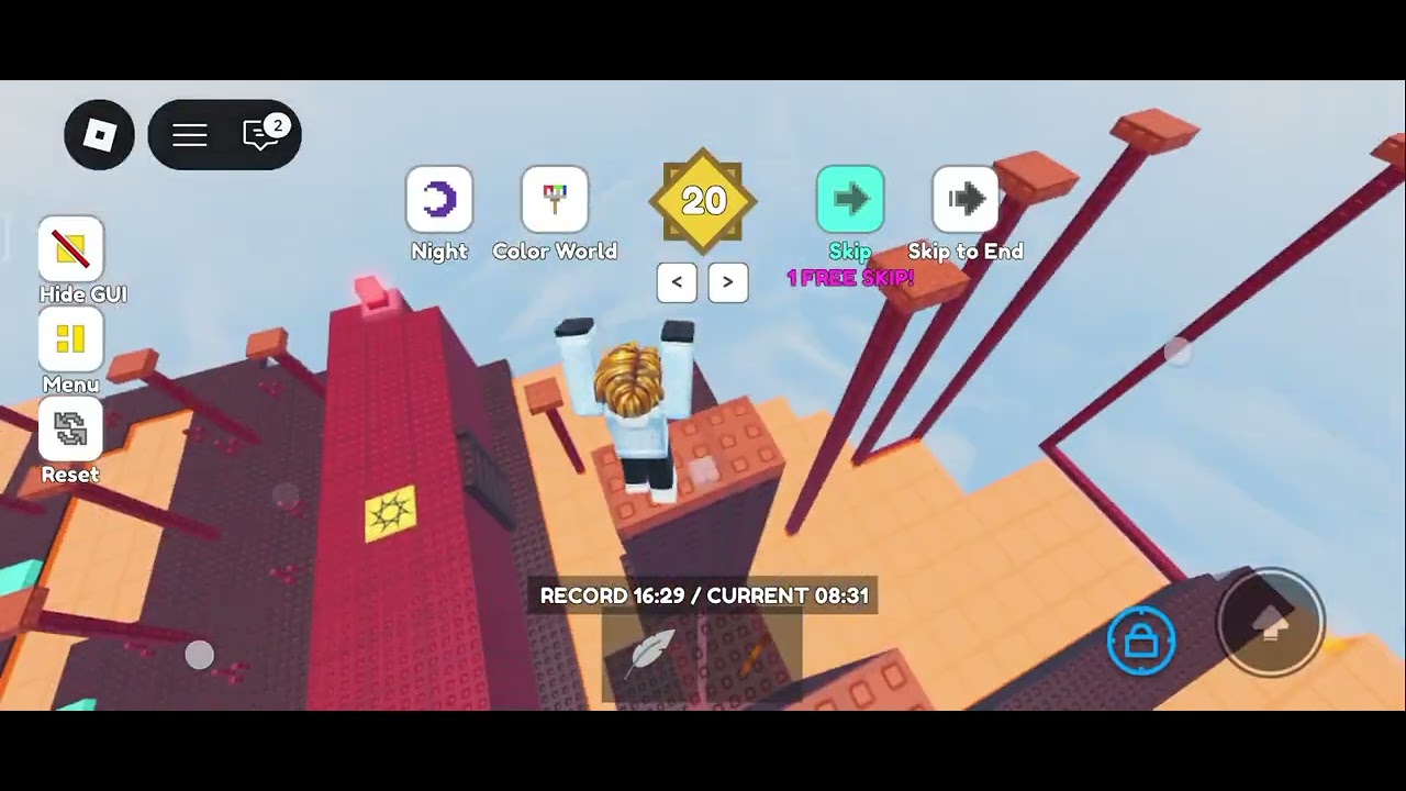 Even more gameplay of Spiral Tower Obby