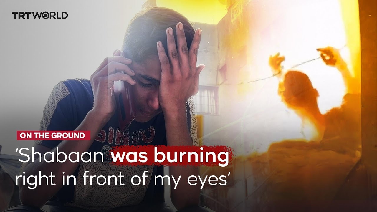 Family recalls tragic incident of young man burned alive during Israeli strike