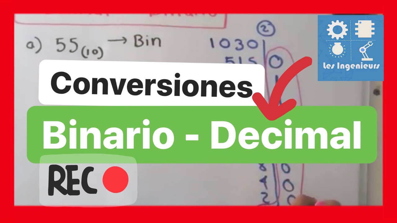 ✅CONVERSIONES BINARIO a DECIMAL | EL MEJOR MÉTODO 💯| ELECTRÓNICA DIGITAL