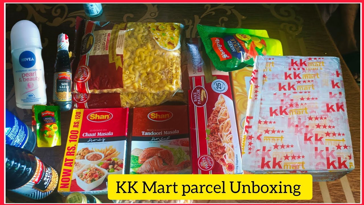 KK Mart Multan grocery shopping | KK mart parcel unboxing  | Stay with Marah