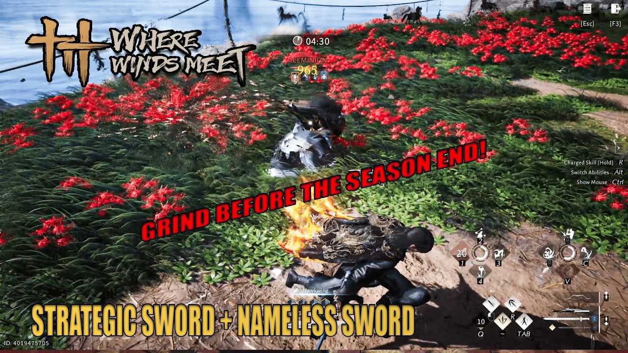 Strategic Sword/Nameless Sword Grind Before The Season End | Where Winds Meet PVP