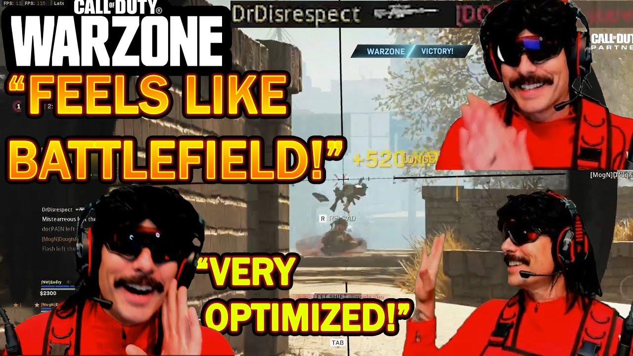 DrDisrespect LIKES COD Warzone & Gets A 360 WIN! (First Thoughts!)