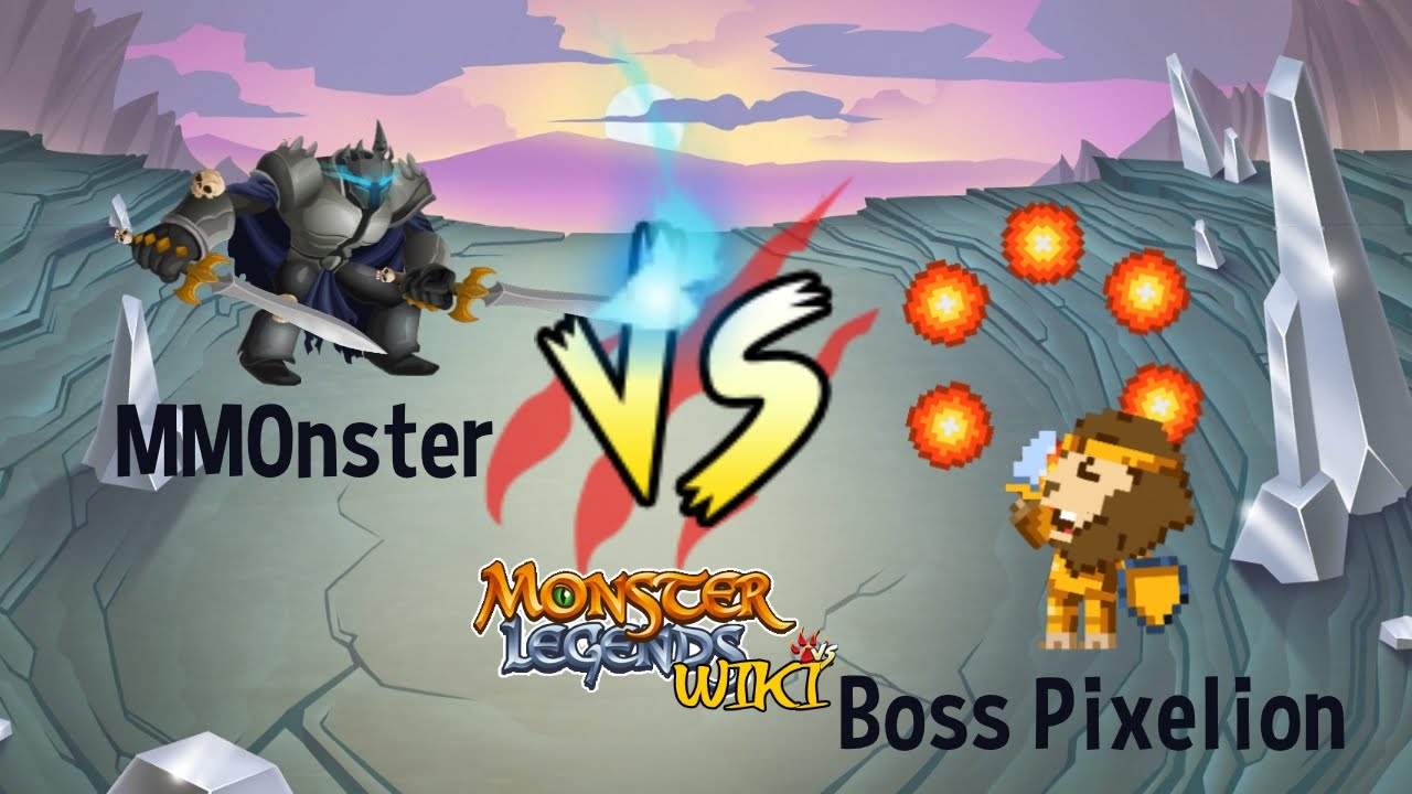 MMonster defeat Boss Pixelion - Monster Legends