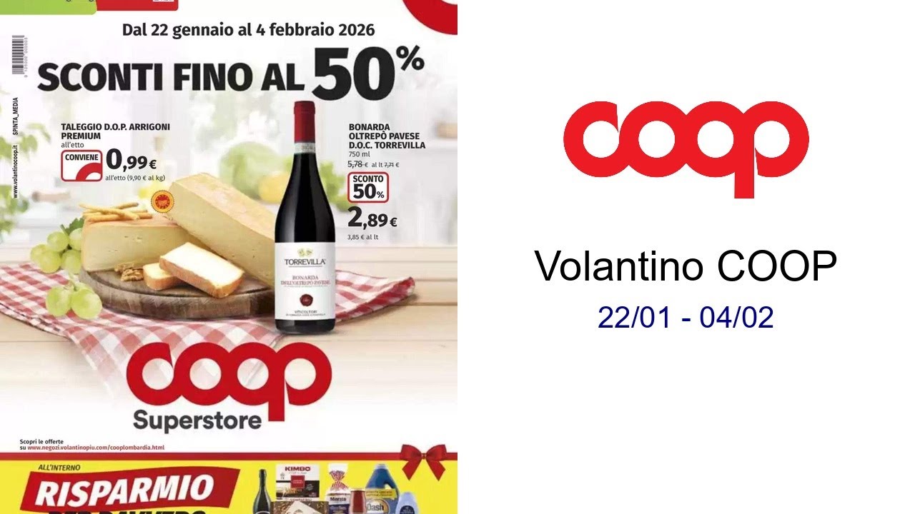 Volantino COOP  22/01 - 04/02