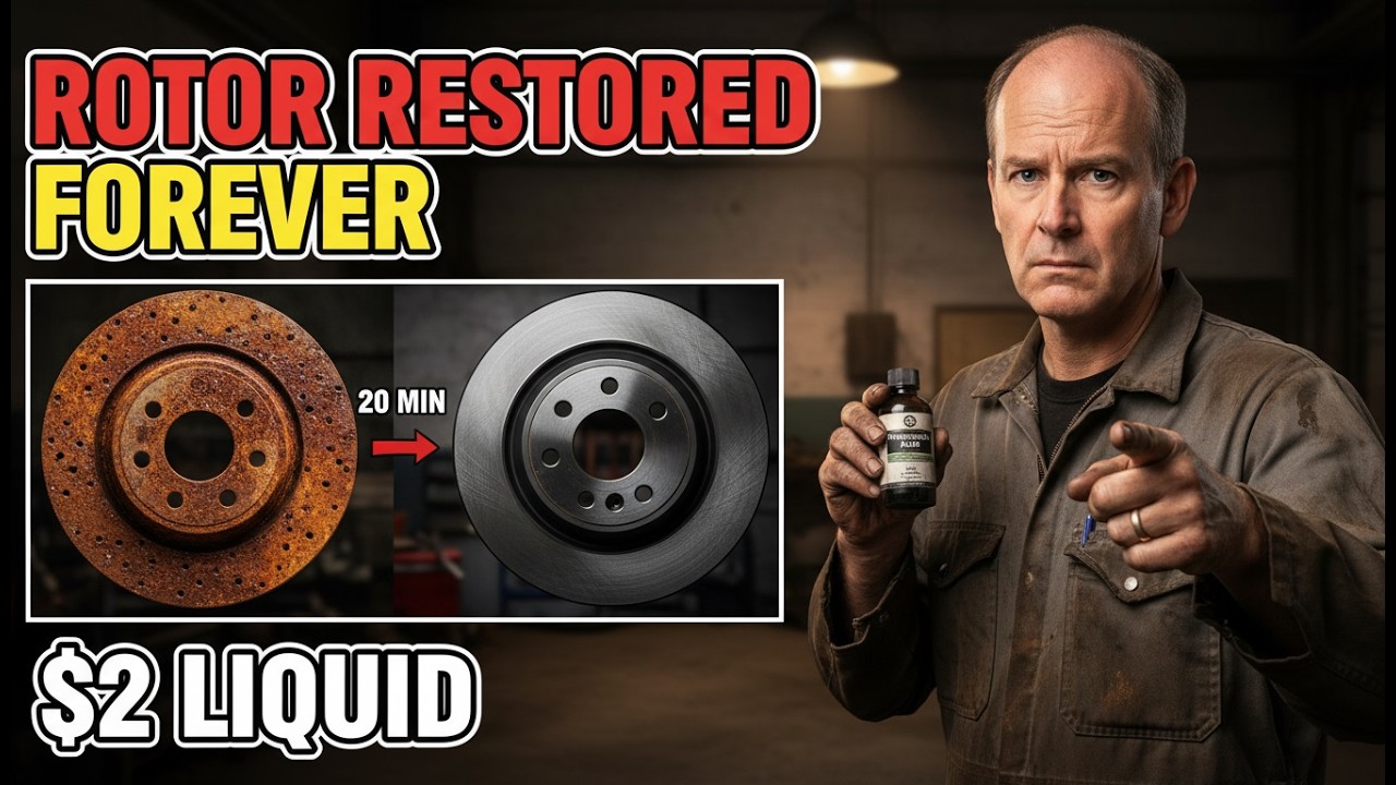 Dead Rusty Brake Rotor RESTORED In 20 Minutes. $2 Liquid. No Replacement. BIG AUTO BURIED THIS