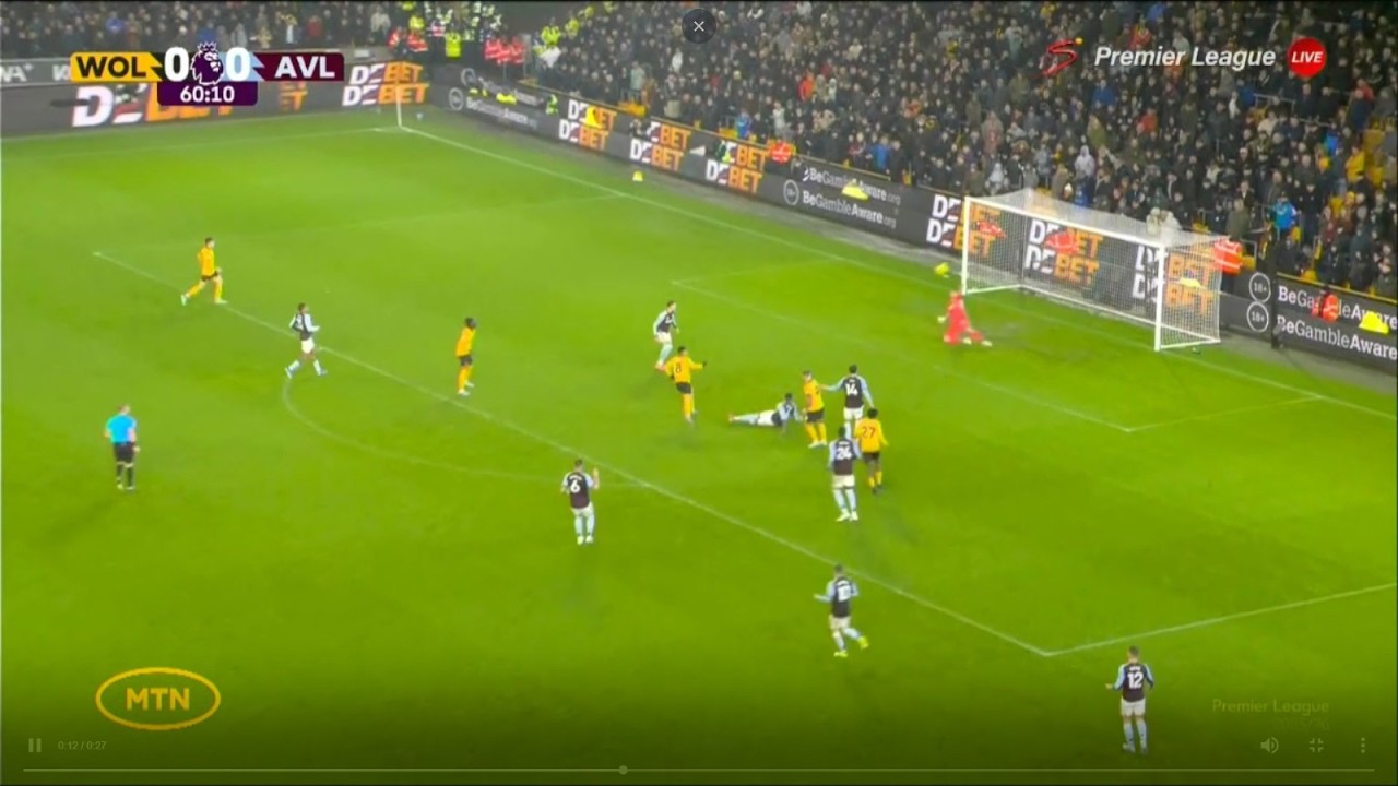GOL DO JOÃO GOMES | WOLVES X ASTON VILLA | PREMIER LEAGUE 2025-2026