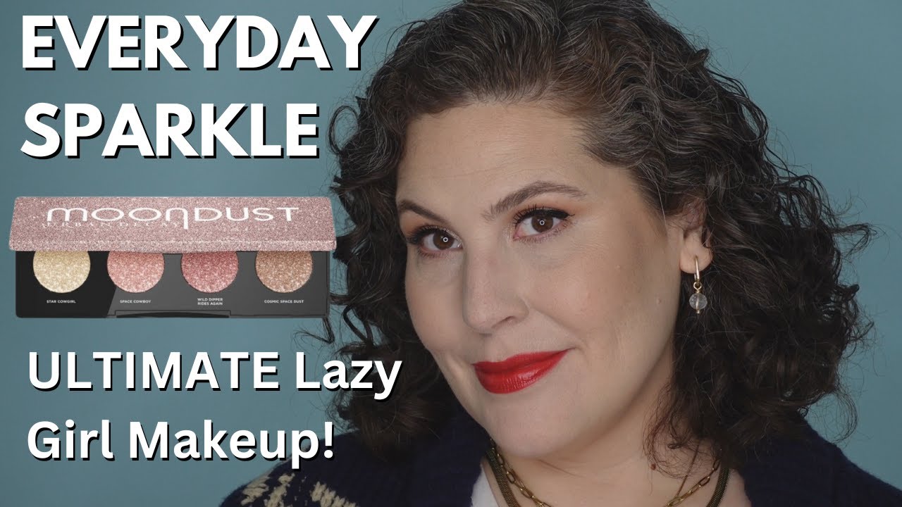 Urban Decay Moondust Palette - The ULTIMATE Lazy Girl Makeup - Holiday 2023