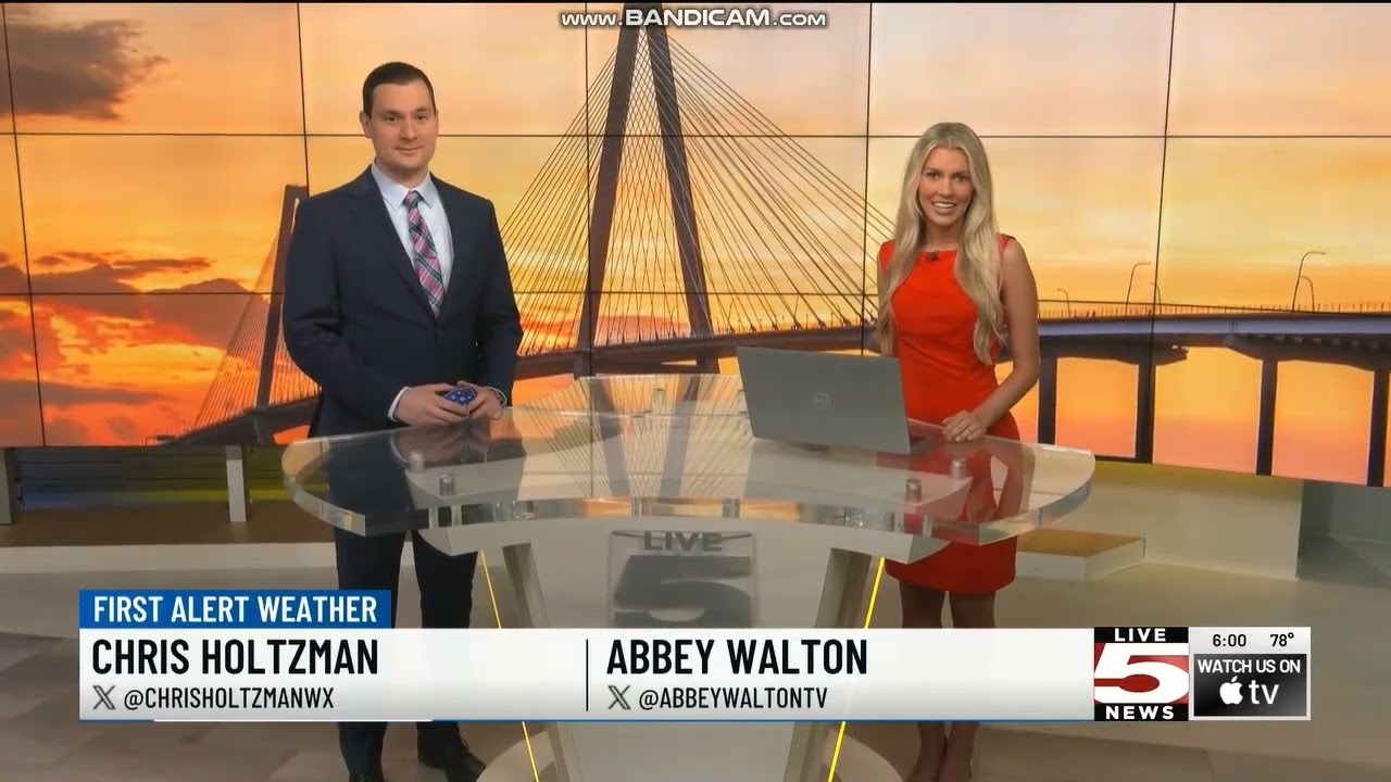 WCSC Live 5 News Sunday Morning at 6am open June 29, 2025 with commercials