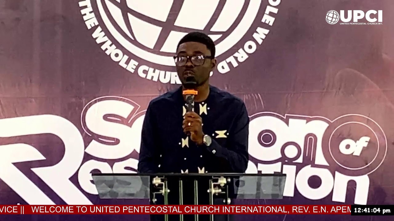 UPCI REV. E.N APEMAH TEMPLE || 1ST SUNDAY SERVICE || 04-01-26