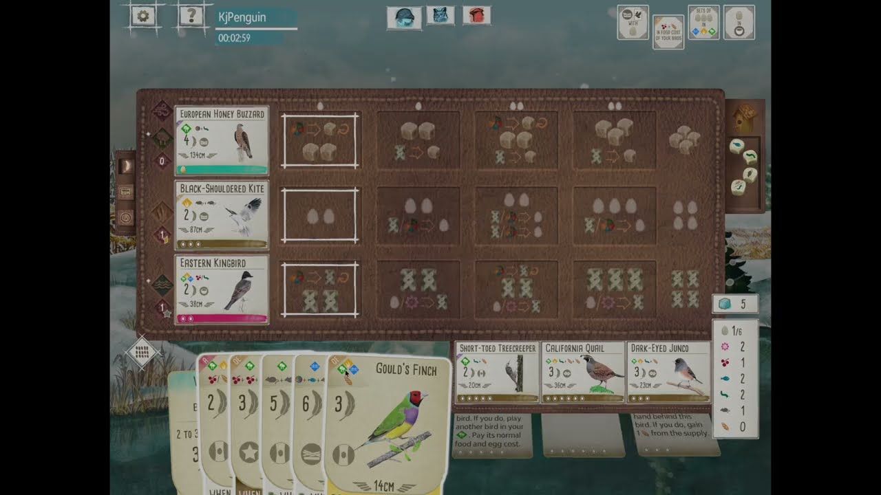 Wingspan Online Daily Game: Viticulturalist - February 9, 2026