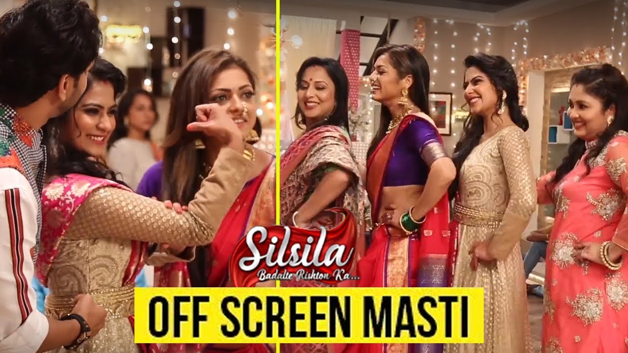 Silsila Badalte Rishton Ka : Off Screen Masti | Kunal , Nandini & Mauli Having Fun On Set