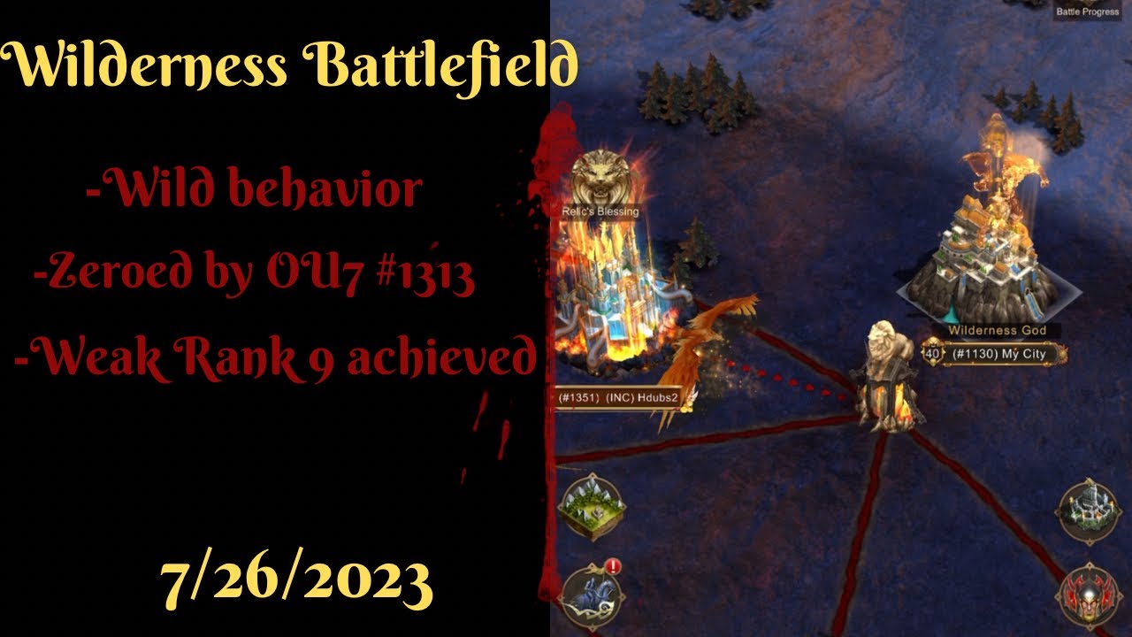 War and Order Wilderness Battlefield 7/26/2023