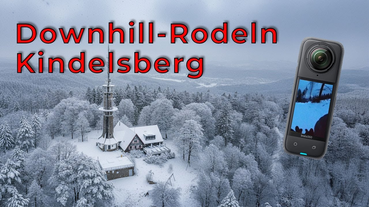 40 km/h PURER SPEED! 🔥 Über 2km Downhill Rodeln am Kindelsberg (360° POV)