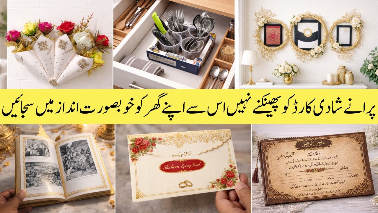 Home Decorations and Organizer Ideas Using Old Wedding Invitation Card | Money Saving Ideas | SSF