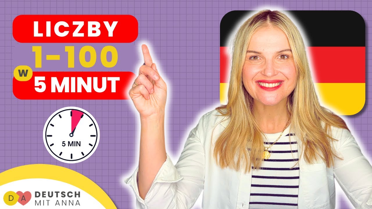 LICZBY PO NIEMIECKU od 1-100 w 5 MINUT 🇩🇪