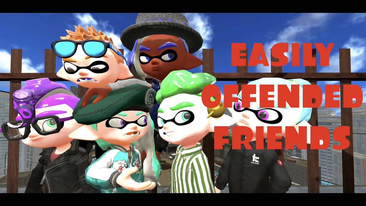 Легко обижаемые друзья - [Splatoon Stopmotion]