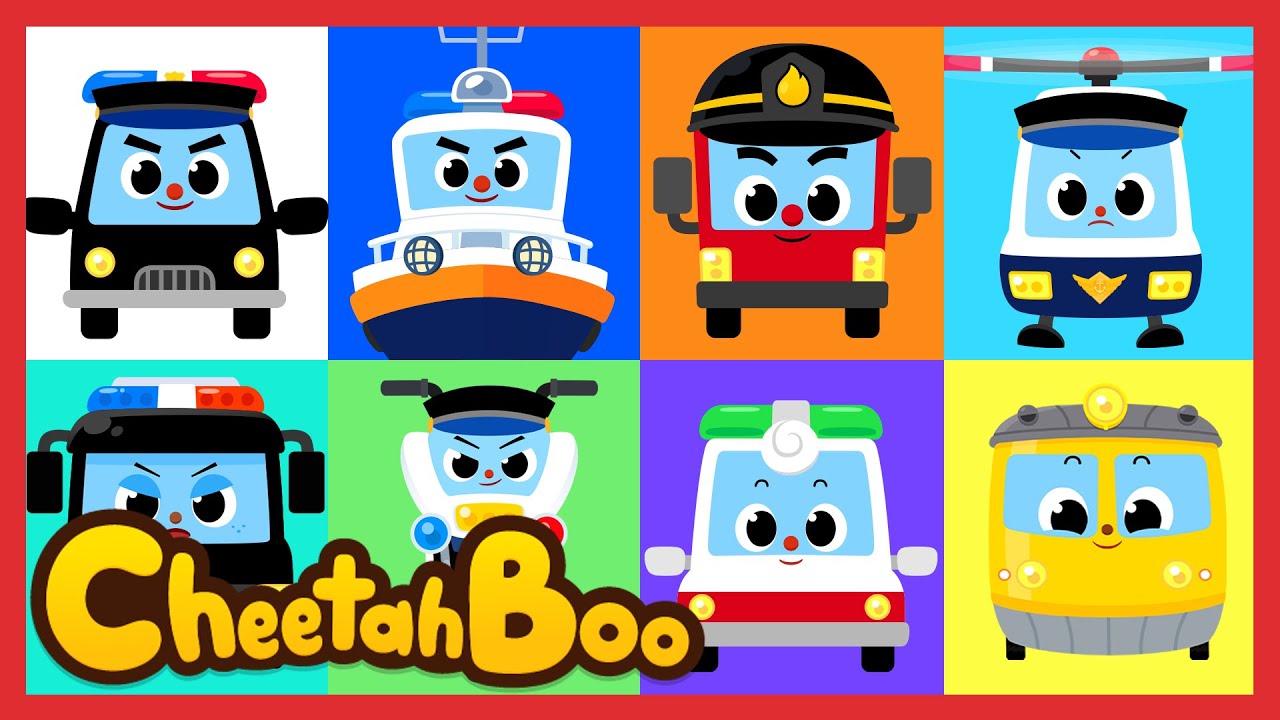 Kumpulan lagu mobil anak | Mobil polici | Truk Pemadam | Lagu Anak | #Cheetahboo
