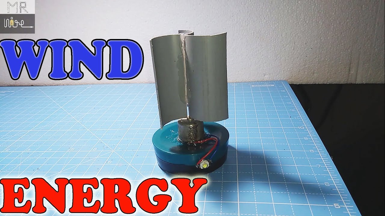 Vertical Wind Turbine Generator | DIY || MrWire