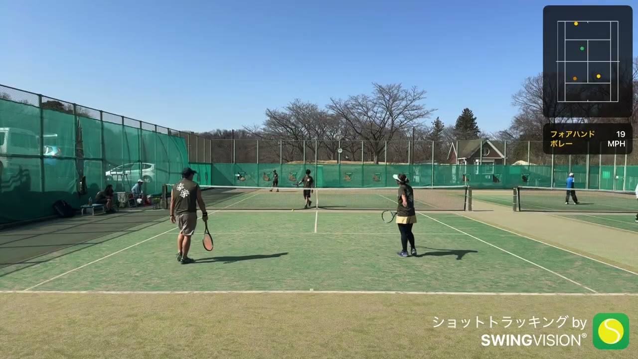 2026年3月1日　ダブルス練習4