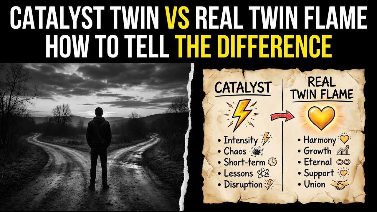 CATALYST TWIN vs. REAL TWIN FLAME: How to Recognize the Difference and Embrace the Journey 🔥 Lion 🔥