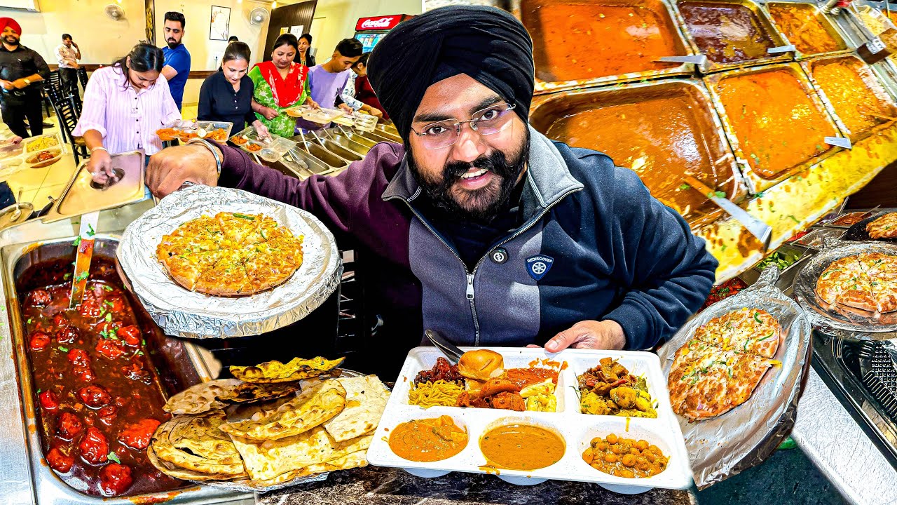 Unlimited Food in Rs-190/- | 50+ Items Veg Buffet | Unlimited Chinese | Indian Street Food