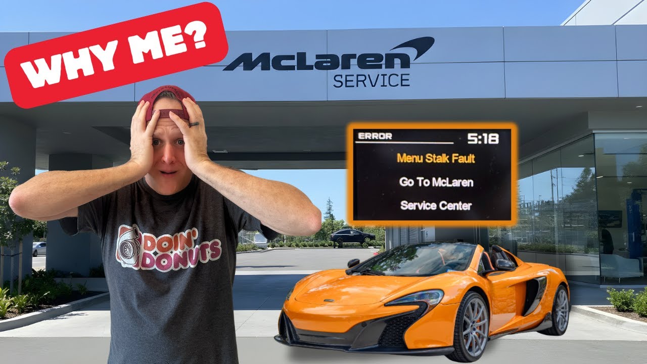 Я попытался исправить неисправность переключателя меню на своем McLaren — вот что произошло!