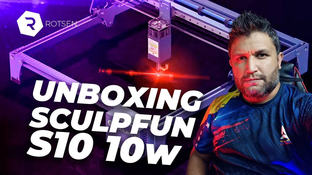 UNBOXING  🚀😎  LASER CNC SCULPFUN S10 - Laser  10W - Laser de entrada  ✅