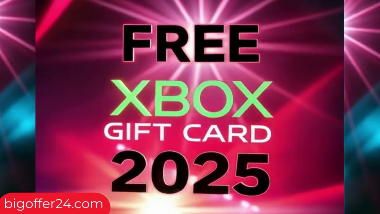 Free Xbox Gift Card Codes 2025 = How To Get Free Xbox Gift Cards