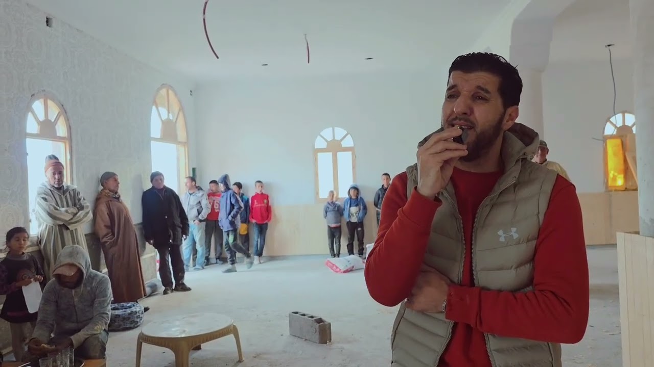اول تلاوة في هذا المسجد....اللهم لك الحمد 