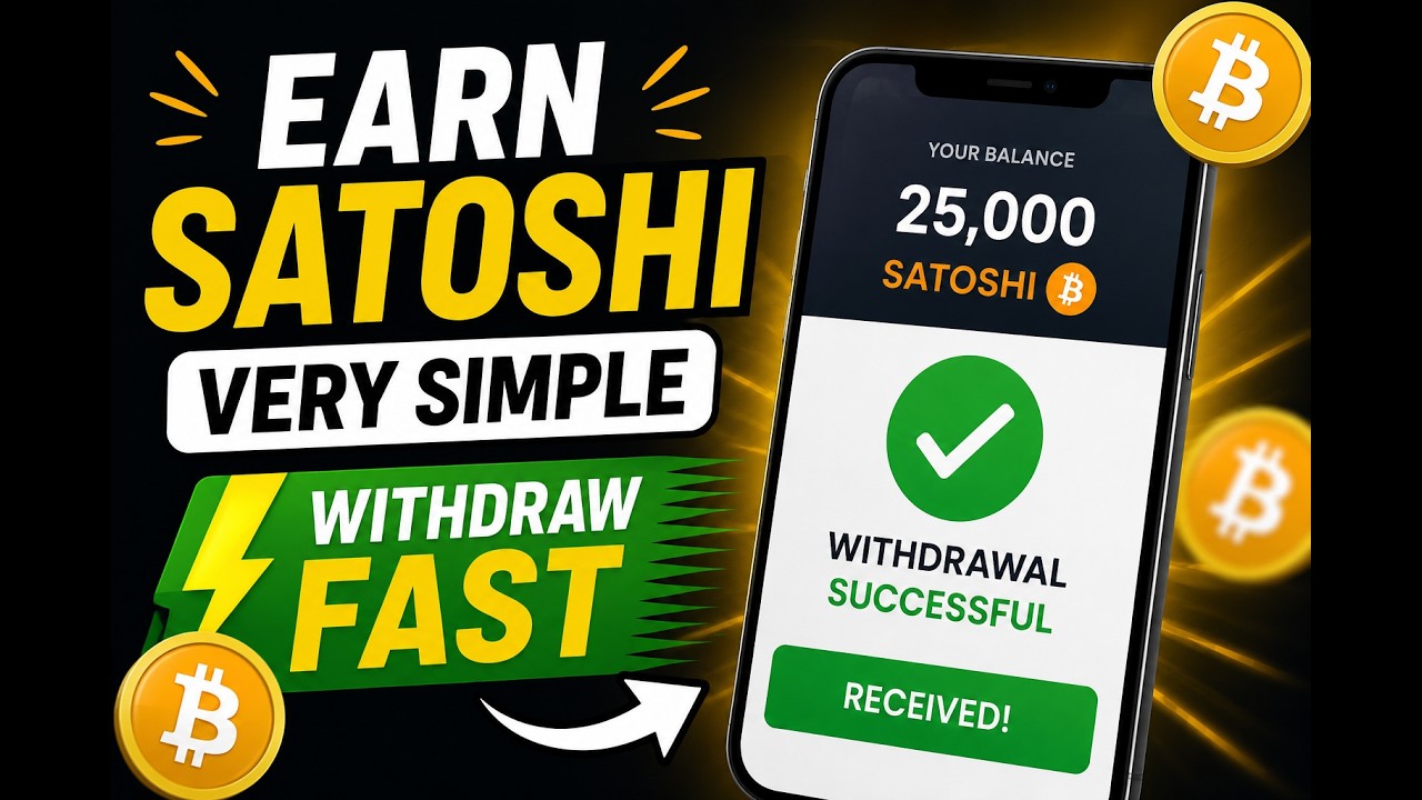 💰 Earn Satoshi Fast & Easy 🚀