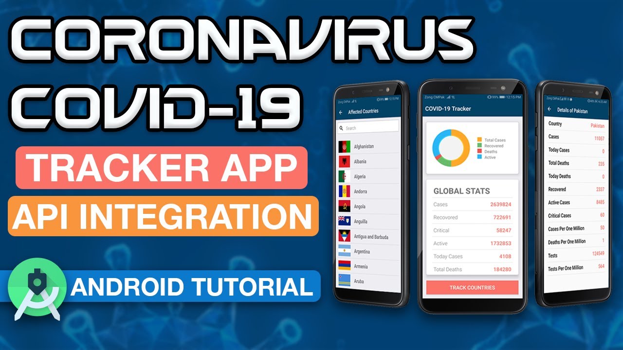 Create Coronavirus (COVID-19) Tracker App Using REST API & Volley in Android Studio🔥🔥🔥