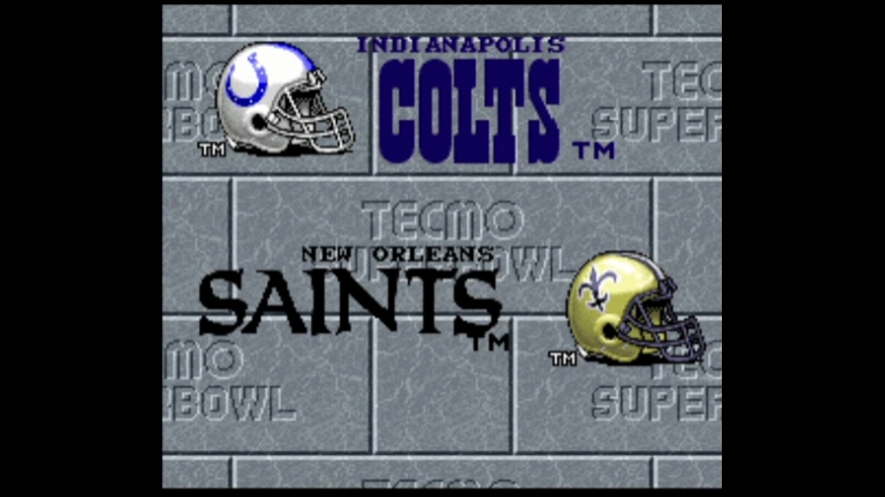 Tecmo NFL on VGN- Playoffs (Super Bowl IV)
