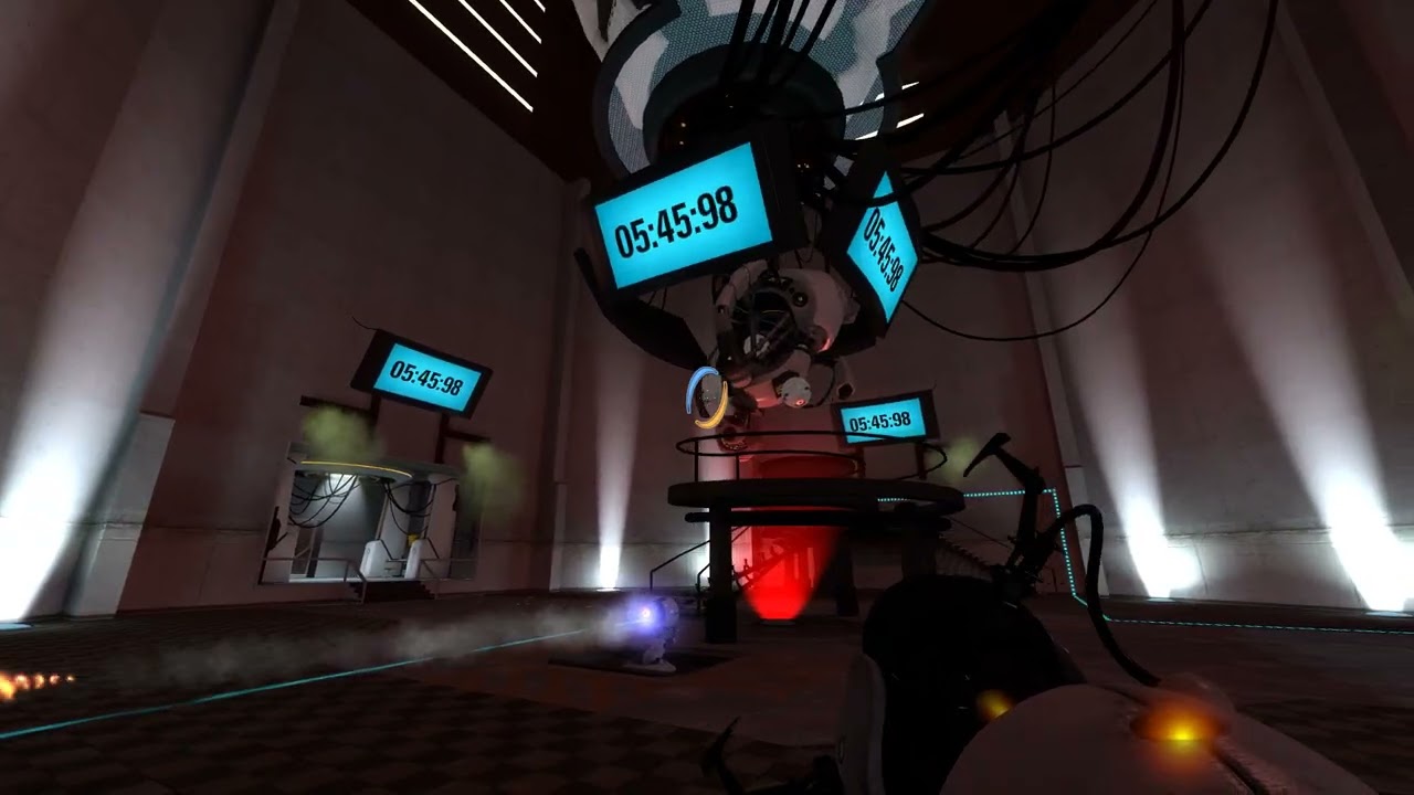 Portal 2 Portal 1 Glados Remake Boss Fight (Gameplay)
