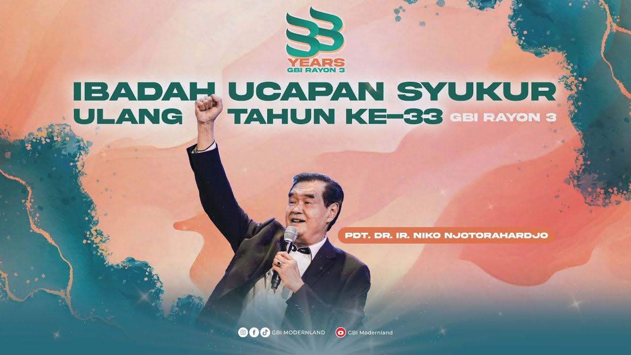 GBI Modernland Ibadah Ucapan Syukur 33th - 5 Desember 2024