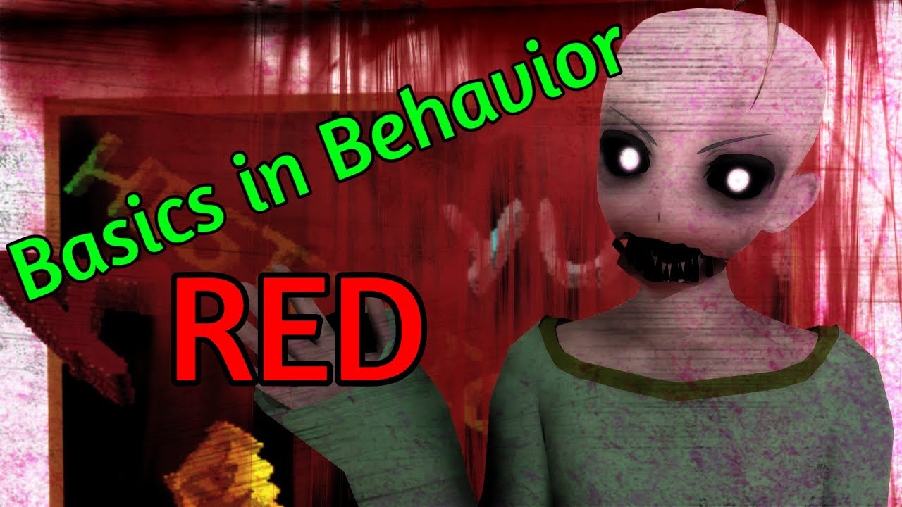 [MMD] Basics in Behavior [Red] - Baldi's Basics Song |EPILEPSY & CREEPY WARNING|