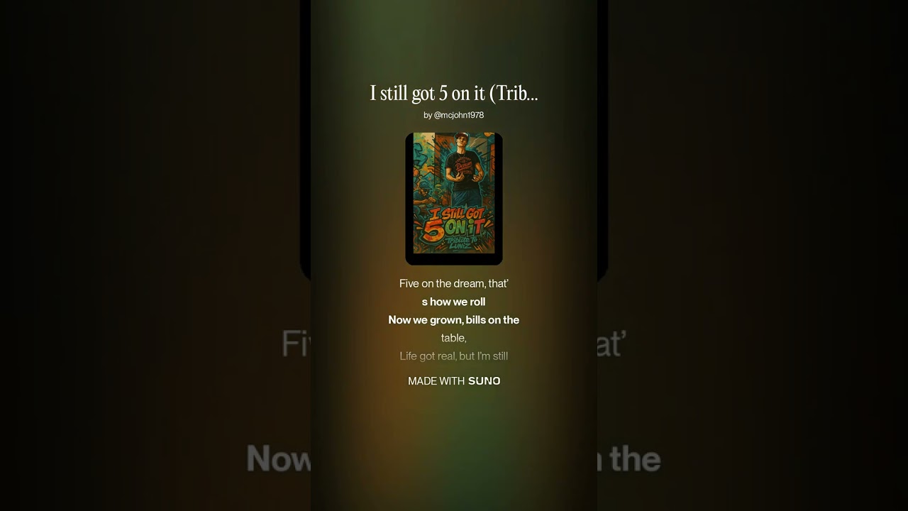 I still got 5 on it Tribute to Luniz