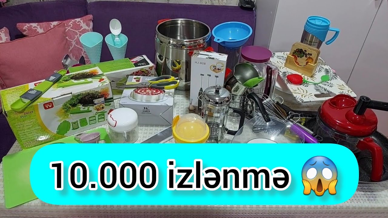 Metbexde kömekçi lazımlı və lazımsız metbex eşyaları  🧐 Metbeximde neler var ❓
