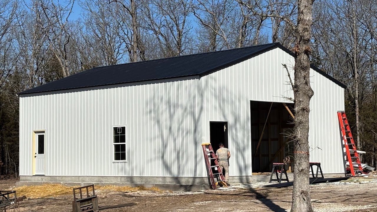 Metal on the Shop Roof and the Start of Something New #30x40shop