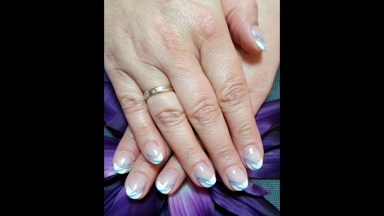 Naturnagelverst&auml;rkung mit French und Nailart f&uuml;r Anf&auml;nger
