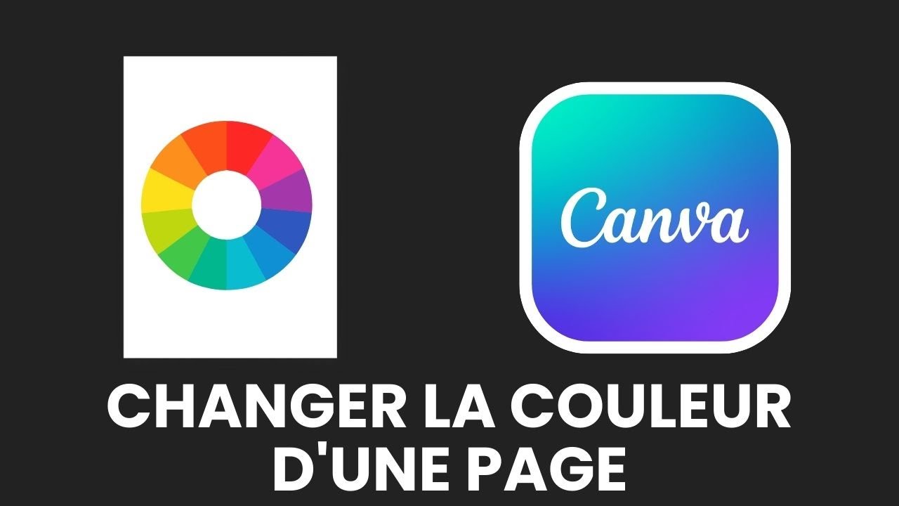 Comment modifier la couleur d'une page sur Canva