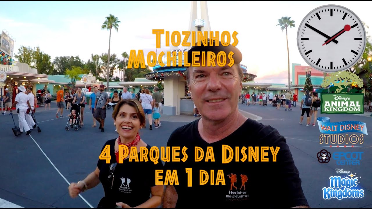 Tiozinhos Mochileiros- 4 PARQUES da DISNEY em 1 DIA. !!!!!