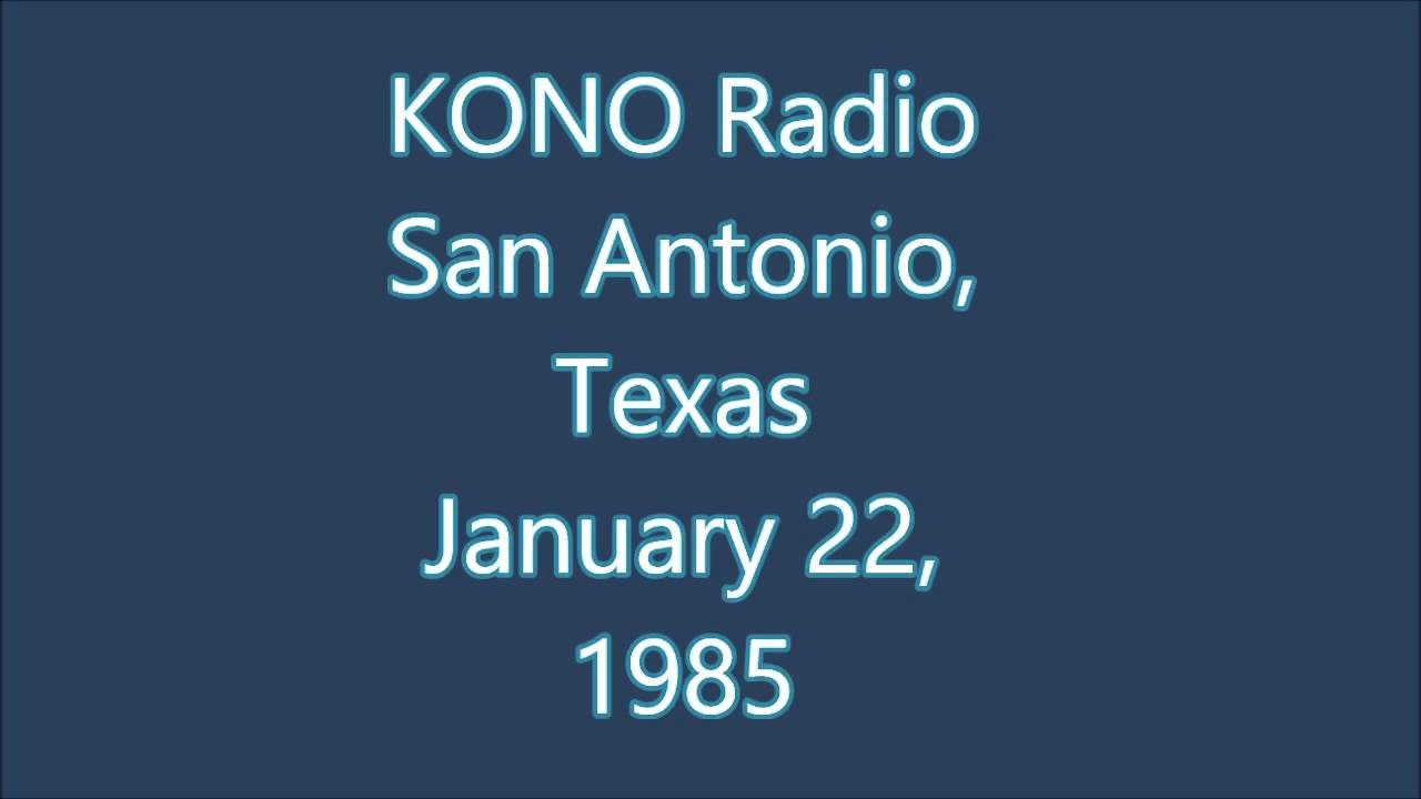 KONO Radio Aircheck January 22, 1985