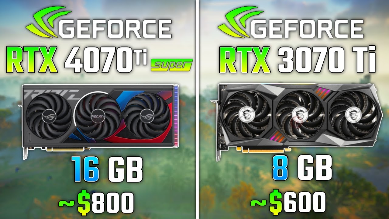 RTX 4070 Ti SUPER vs RTX 3070 Ti | Test in 6 Game