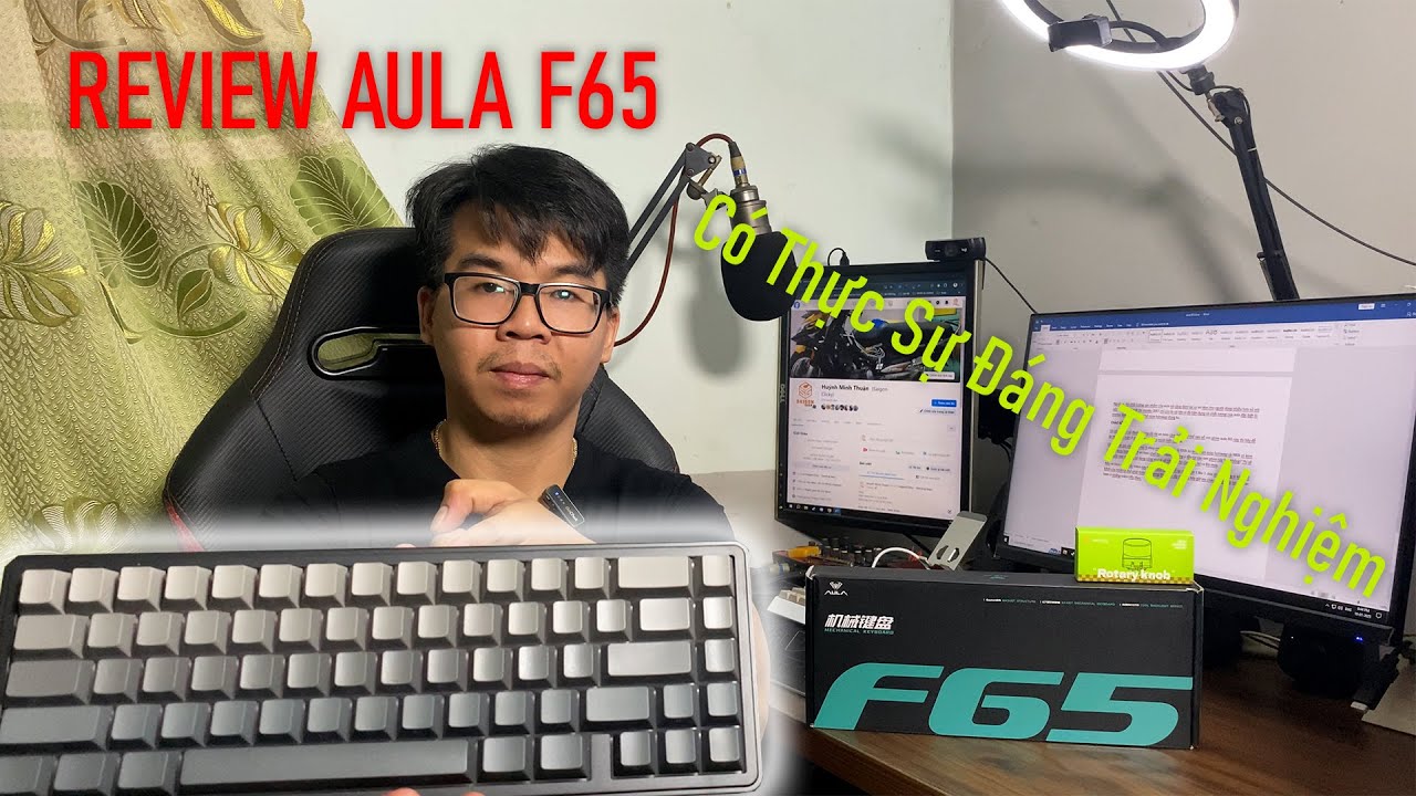 Review Chi Tiết AULA F65 - Chiếc Phím Khiến Monka 3067 Chỉ Còn Là Cái Tên