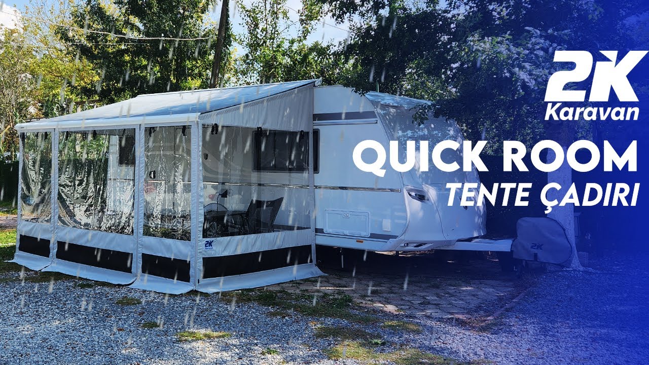 2K Quick Room Karavan Tente Çadırı Kurulum - Tanıtım | 2K Karavan