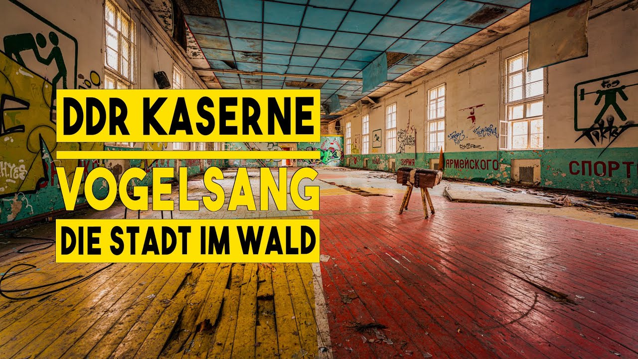 DDR KASERNE VOGELSANG-DIE STADT IM WALD-LOST PLACE TOUR URBAN EXPLORATION 2160P UHD 4K