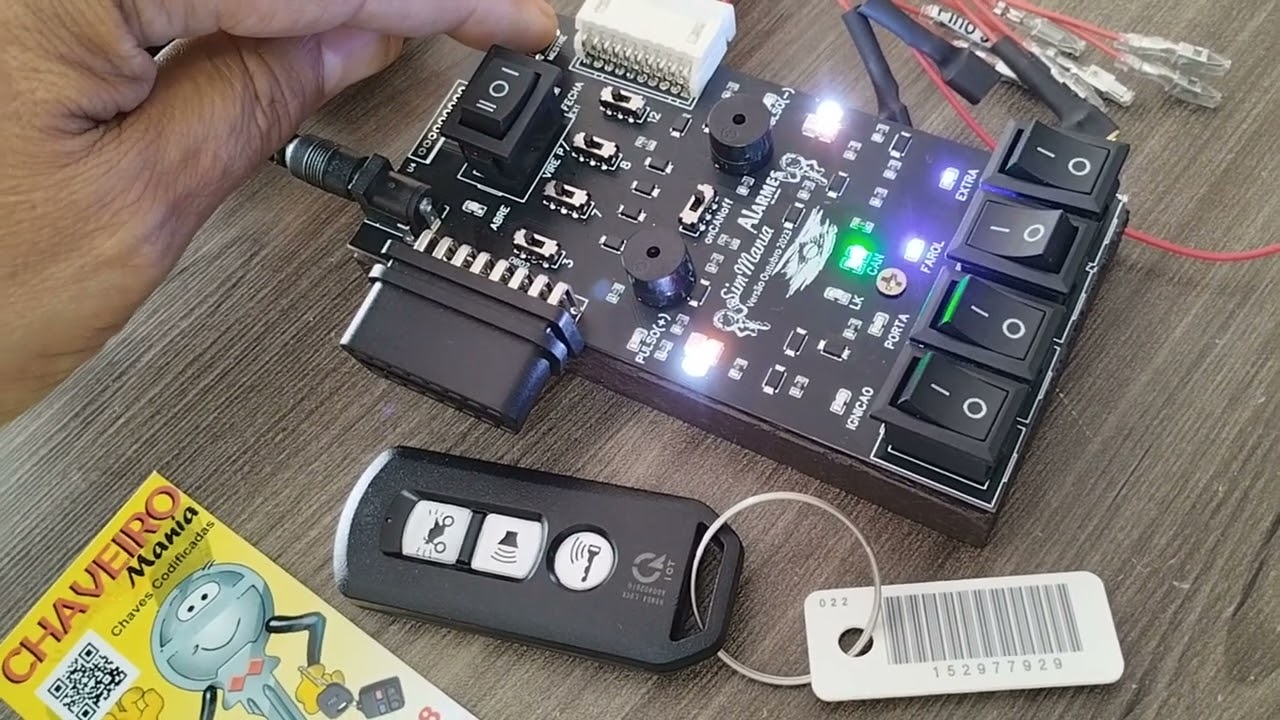 COMO PROGRAMAR CHAVES de PRESENÇA HONDA PCX NO SIMULADOR DO Mania