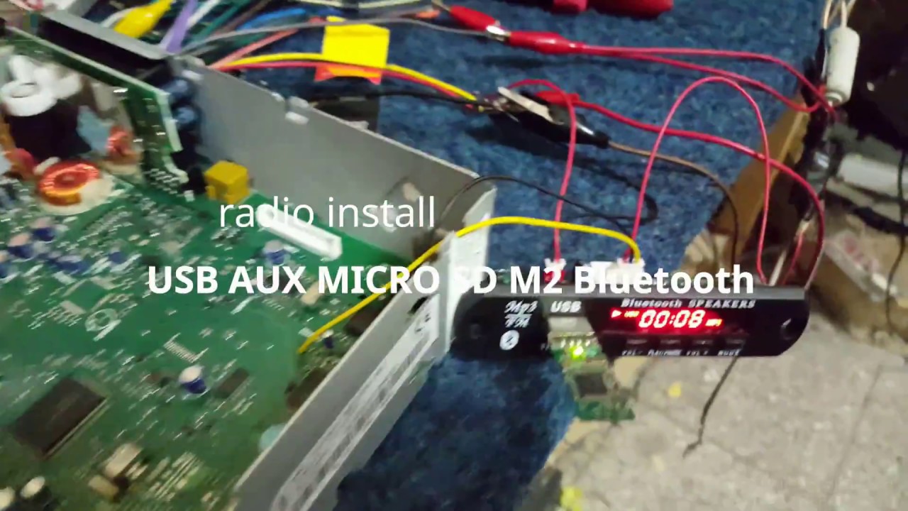 USB AUX MICRO SD M2 Bluetooth. radio install.  car radio Audi concert