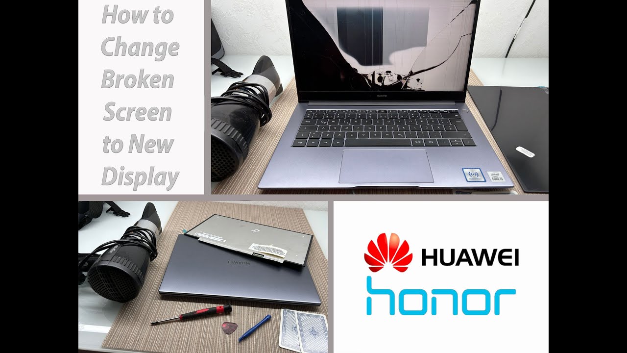 Huawei MateBook D 14 Change Screen Broken LED Display MagicBook